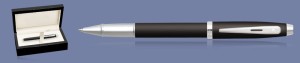 Pióro kulkowe Sheaffer 100 Czarny Mat CT + Wood Box - 9317