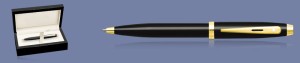 Długopis Sheaffer 100 Czarny Lakier GT + Wood Box - 9322