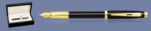 Pióro wieczne Sheaffer 100 Czarny Lakier GT + Wood Box - 9322