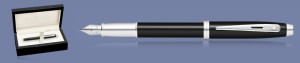 Pióro wieczne Sheaffer 100 Czarne Błyszczące CT + Wood Box - 9338