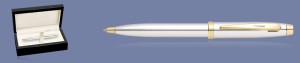 Długopis Sheaffer 100 Błyszczący Chrom GT + Wood Box - 9340