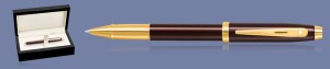 Pióro kulkowe Sheaffer 100 Coffee Brown PVD + Wood Box - 9370