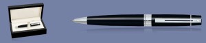 Długopis Sheaffer 300 Czarny CT + Wood Box - 9312