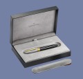 Pióro wieczne Sheaffer Legacy Glossy Black and Chrome GT + Lux WW32 Box - 9065