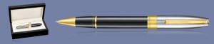 Pióro kulkowe Sheaffer Legacy Glossy Black and Chrome GT + Wood Box - 9065