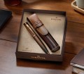 Zestaw Pióro wieczne Sheaffer 100 Coffee Edition wykończenia PVD + Etui Skóra Coffee - 9374