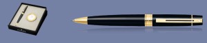 Zestaw Długopis Sheaffer 300 Czarny GT + Zegarek - 9325