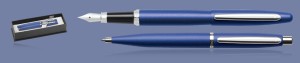 Zestaw Pióro wieczne + Długopis Sheaffer VFM Niebieskie + WW31 Box - 9401
