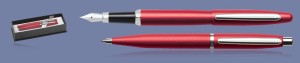 Zestaw Pióro wieczne + Długopis Sheaffer VFM Czerwone + WW31 Box - 9403