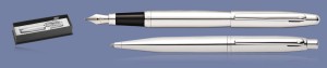 Zestaw Pióro wieczne + Długopis Sheaffer VFM Błyszczący Chrom CT + WW31 Box - 9421