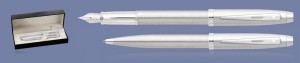 Zestaw Pióro wieczne + Długopis Sheaffer 100 Chromowy CT + WW30 Box - 9306