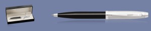 Długopis Sheaffer 100 Czarny Skuwka Chrom CT + WW30 Box - 9313