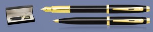 Zestaw Pióro wieczne + Długopis Sheaffer 100 Czarny Lakier GT + WW30 Box - 9322