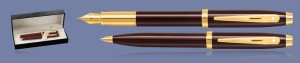 Zestaw Pióro wieczne + Długopis Sheaffer 100 Coffee Brown PVD  + WW30 Box - 9370