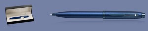 Długopis Sheaffer 100 Monochrome Satin Blue PVD + WW30 Box - 9371