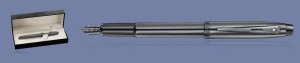 Pióro wieczne Sheaffer 100 Monochrome Gunmetal PVD + WW30 Box - 9375
