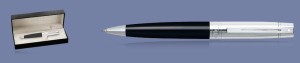 Długopis Sheaffer 300 Czarny Skuwka Chrom CT + WW30 Box - 9314
