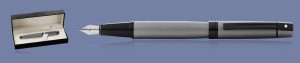 Pióro wieczne Sheaffer 300 Szary Mat Wykończenia PVD + WW30 Box - 9345