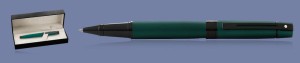 Pióro kulkowe Sheaffer 300 Zielony Mat Wykończenia PVD + WW30 Box - 9346