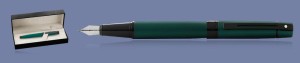Pióro wieczne Sheaffer 300 Zielony Mat Wykończenia PVD + WW30 Box - 9346