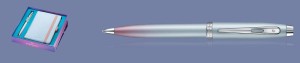 Zestaw Długopis Sheaffer 100 Expressions Perłowo-Niebiesko-Różowy CT + Notes - 9376