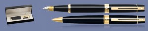 Zestaw Pióro wieczne + Długopis Sheaffer 300 Czarne GT + WW30 Box - 9325