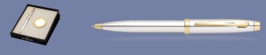 Długopis Sheaffer 100 Błyszczący Chrom GT + Zegarek - 9340