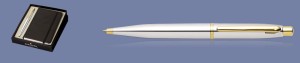 Zestaw Długopis Sheaffer VFM Błyszczący Chrom GT + Notes - 9422