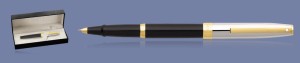 Pióro kulkowe Sheaffer Sagaris Czarne Skuwka Chrom GT + WW30 Box - 9475