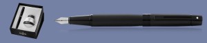 Zestaw Pióro wieczne Sheaffer 300 Czarny Mat Wykończenia PVD + Atrament - 9343
