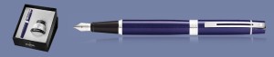 Zestaw Pióro wieczne Sheaffer 300 Niebieski Błyszczący CT + Atrament - 9341