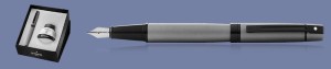 Zestaw Pióro wieczne Sheaffer 300 Szary Mat Wykończenia PVD + Atrament - 9345
