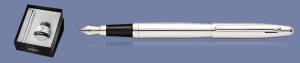 Zestaw Pióro wieczne Sheaffer VFM Błyszczący Chrom CT + Atrament - 9421