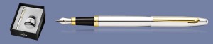 Zestaw Pióro wieczne Sheaffer VFM Błyszczący Chrom GT + Atrament - 9422