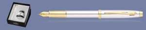 Zestaw Pióro wieczne Sheaffer 100 Błyszczący Chrom GT + Atrament - 9340