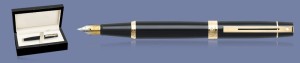 Pióro wieczne Sheaffer 300 Czarne GT + Wood Box - 9325