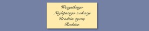 Grawerowanie laserowe - tabliczka złota